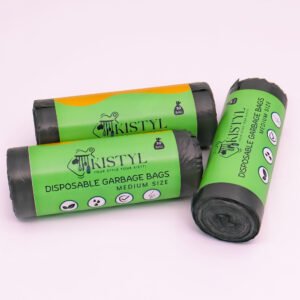KISTYL Disposable Garbage Bags Medium Size (30 Bags Roll) MEDIUM