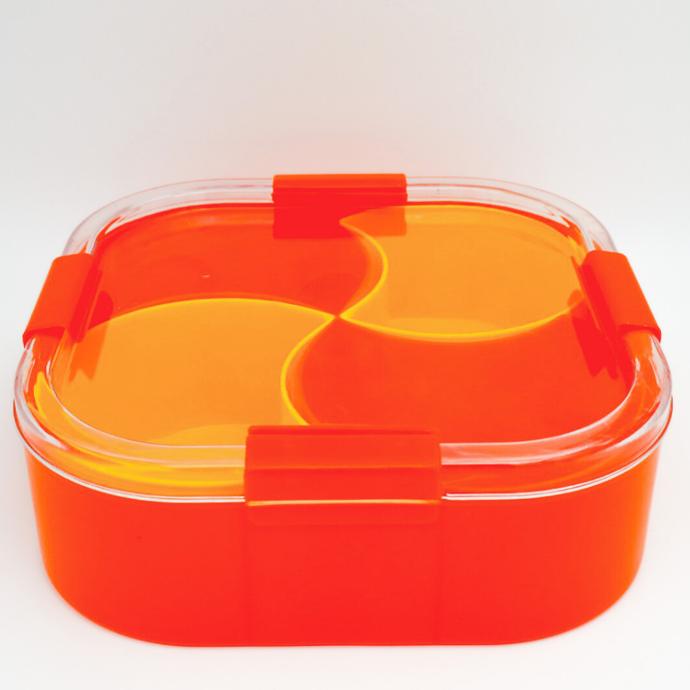 KISTYL - 4 Section Multipurpose Airtight Dry Fruit Storage Box